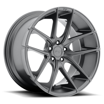 Niche 1PC M129 TARGA 19X9.5 35 5X114.3/5X4.5 MATTE GUN METAL