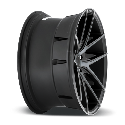 Niche 1PC M130 TARGA 20X10 40 5X112 MATTE BLACK DOUBLE DARK TINT