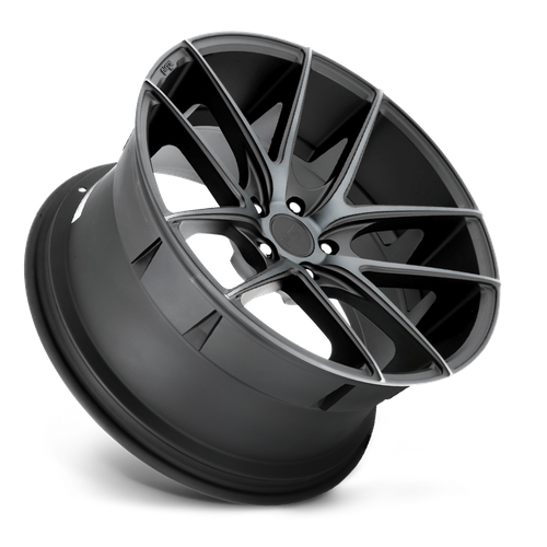 Niche 1PC M130 TARGA 20X10.5 40 5X130 MATTE BLACK DOUBLE DARK TINT