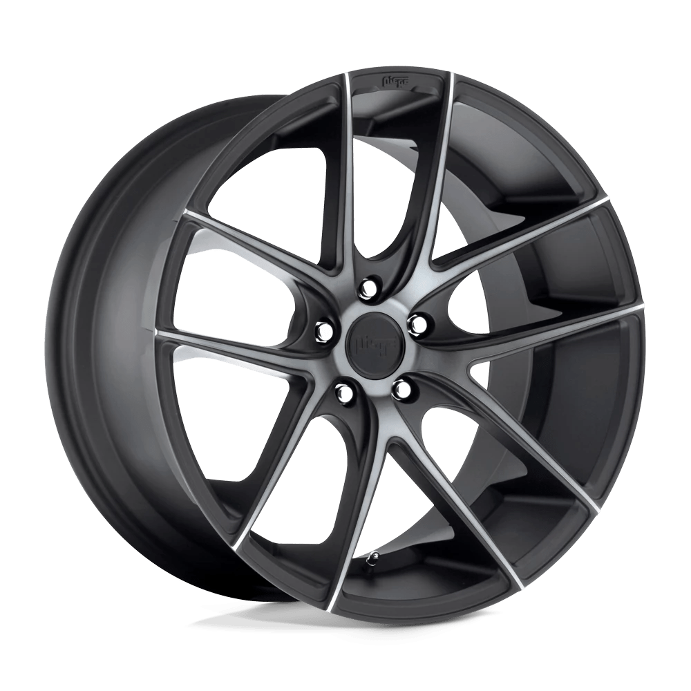 Niche 1PC M130 TARGA 20X10 40 5X112 MATTE BLACK DOUBLE DARK TINT