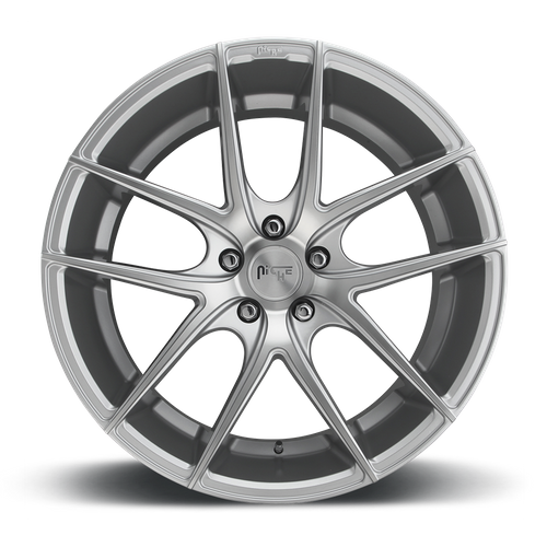 Niche 1PC M131 TARGA 18X8 40 5X120/5X120 GLOSS SILVER MACHINED