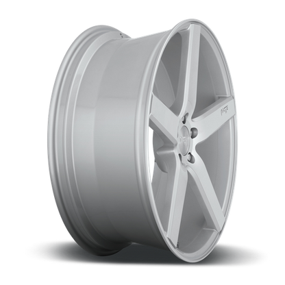 Niche 1PC M135 MILAN 19X8.5 42 5X112/5X112 GLOSS SILVER MACHINED