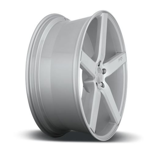 Niche 1PC M135 MILAN 19X8.5 35 5X120/5X4.72 GLOSS SILVER MACHINED