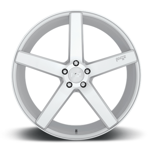Niche 1PC M135 MILAN 19X9.5 35 5X112/5X112 GLOSS SILVER MACHINED