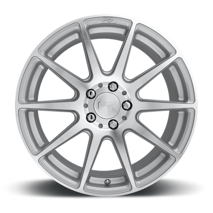 Niche 1PC M146 ESSEN 19X8.5 42 5X112 GLOSS SILVER MACHINED