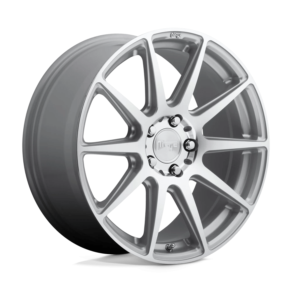 Niche 1PC M146 ESSEN 21X10.5 35 5X120/5X4.72 GLOSS SILVER MACHINED