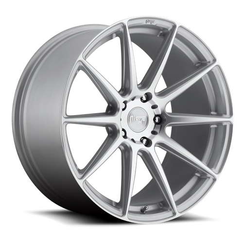 Niche 1PC M146 ESSEN 21X10.5 35 5X120/5X4.72 GLOSS SILVER MACHINED