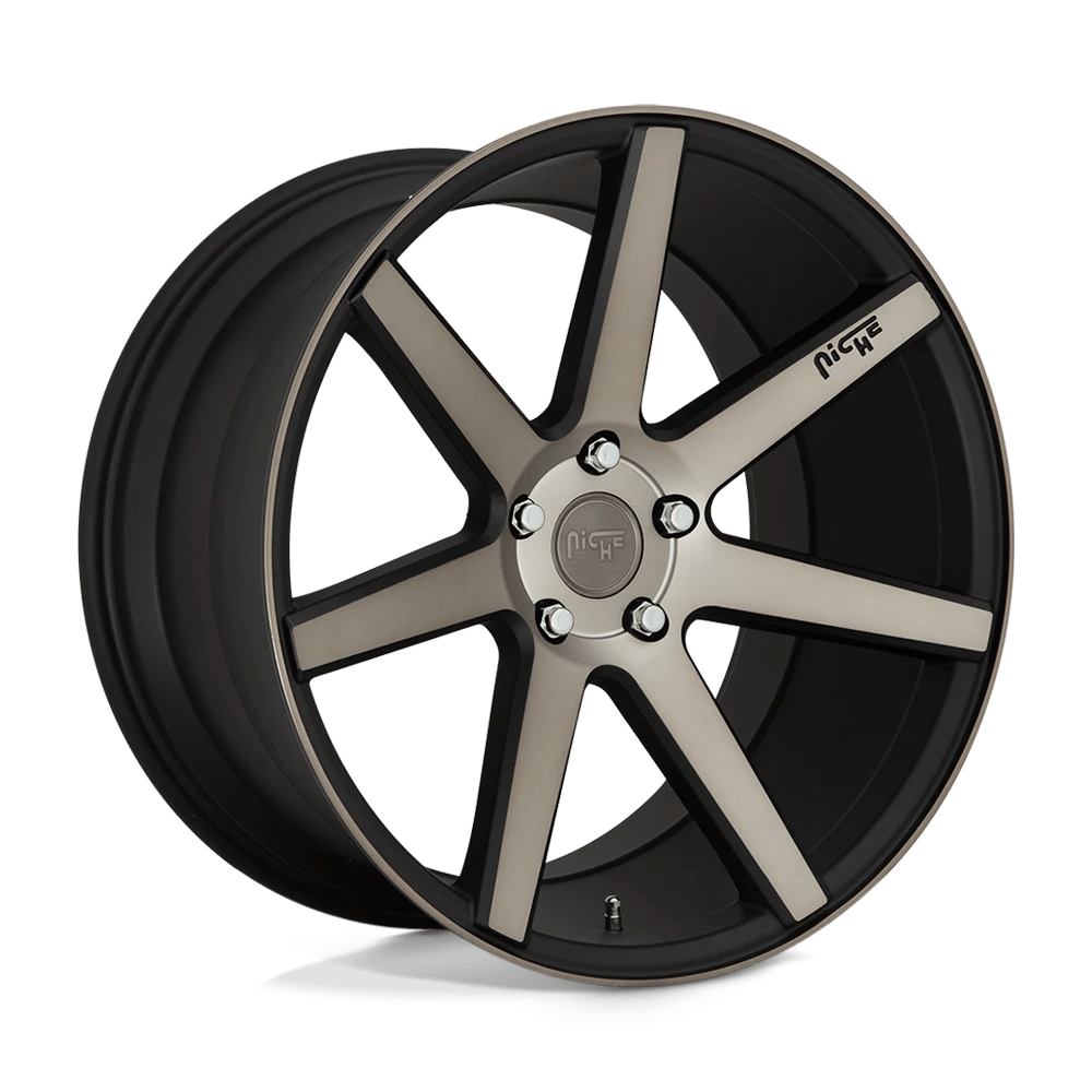 Niche 1PC M150 VERONA 20X9 25 5X112 MATTE BLACK MACHINED