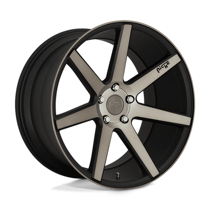 Niche 1PC M150 VERONA 20X9 25 5X112 MATTE BLACK MACHINED