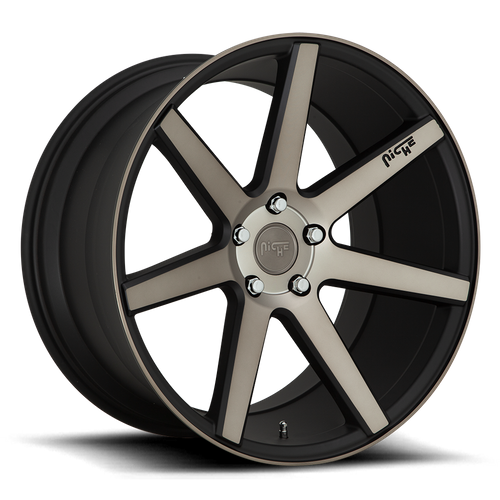 Niche 1PC M150 VERONA 20X9 18 5X115/5X115 MATTE BLACK MACHINED