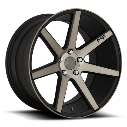 Niche 1PC M150 VERONA 20X9 18 5X115/5X115 MATTE BLACK MACHINED