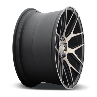 Niche 1PC M159 INTAKE 18X8 40 5X114.3/5X4.5 MATTE BLACK MACHINED RING