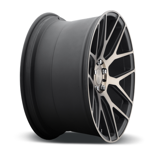 Niche 1PC M159 INTAKE 20X9 18 5X115/5X115 MATTE BLACK MACHINED RING