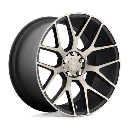 Niche 1PC M159 INTAKE 18X8 40 5X114.3/5X4.5 MATTE BLACK MACHINED RING