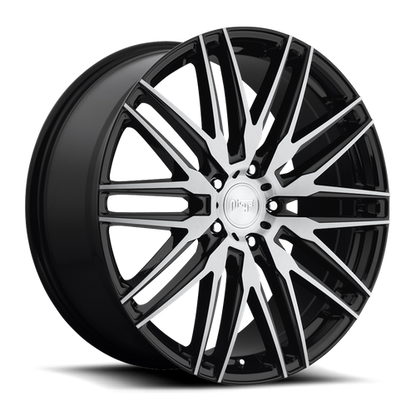 Niche 1PC M165 ANZIO 22X10.5 40 5X120/5X4.72 GLOSS BLACK BRUSHED