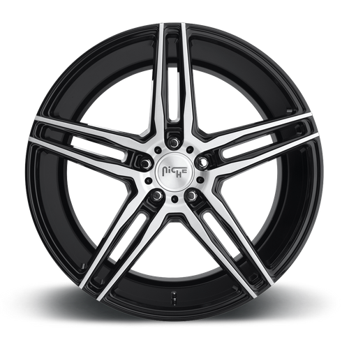 Niche 1PC M169 TURIN 17X8 40 5X114.3/5X4.5 MATTE BLACK MACHINED