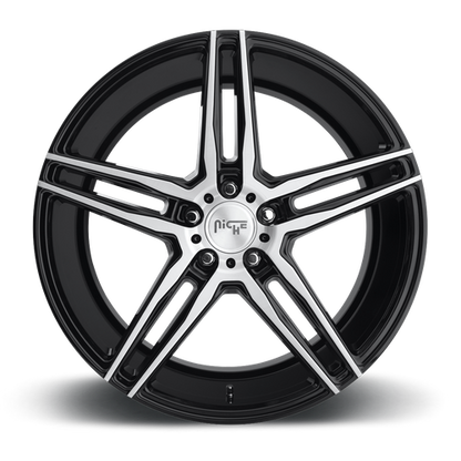 Niche 1PC M169 TURIN 18X8 40 5X100/5X100 MATTE BLACK MACHINED