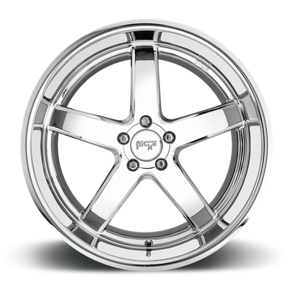 Niche 1PC M171 PANTANO 20X8.5 35 5X120/5X4.72 CHROME PLATED