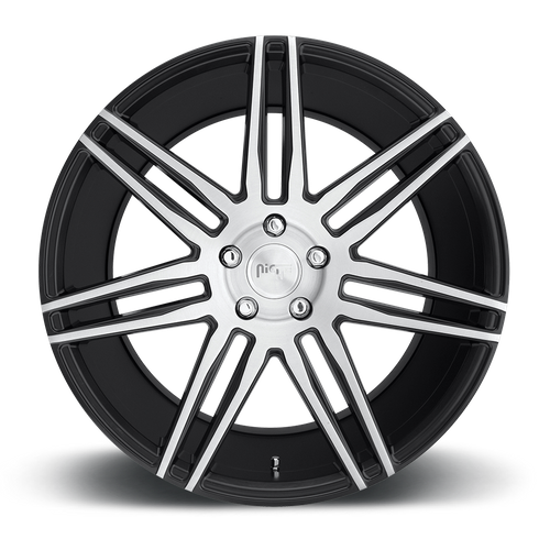 Niche 1PC M178 TRENTO 19X8.5 35 5X120/5X4.72 GLOSS BLACK BRUSHED