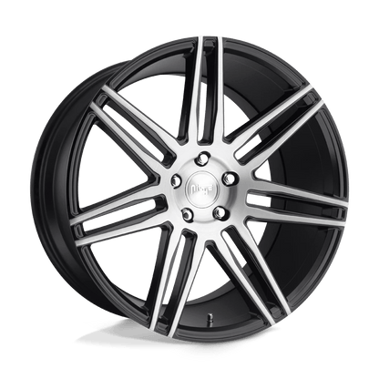 Niche 1PC M178 TRENTO 20X9 35 5X120/5X4.72 GLOSS BLACK BRUSHED