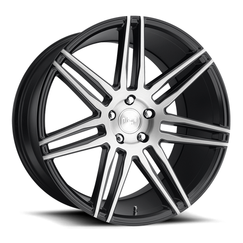 Niche 1PC M178 TRENTO 19X8.5 35 5X114.3/5X4.5 GLOSS BLACK BRUSHED