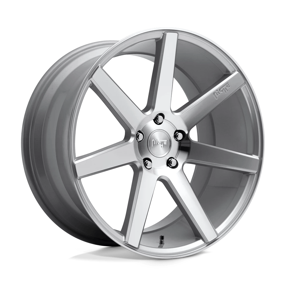 Niche 1PC M179 VERONA 19X9.5 35 5X114.3/5X4.5 GLOSS SILVER MACHINED