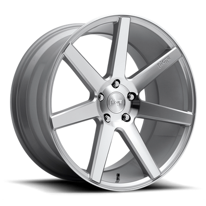 Niche 1PC M179 VERONA 19X9.5 35 5X114.3/5X4.5 GLOSS SILVER MACHINED