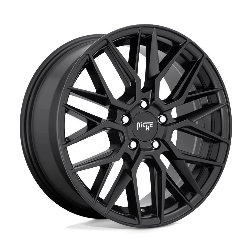 Niche 1PC M190 GAMMA 18X8 42 5X112 MATTE BLACK