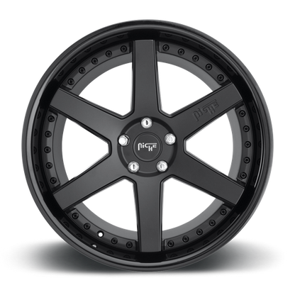 Niche 1PC M192 ALTAIR 24X10 30 6X139.7/6X5.5 GLOSS BLACK MATTE BLACK