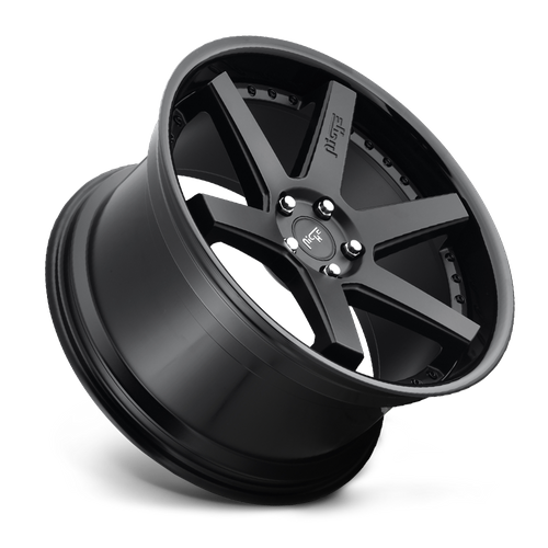 Niche 1PC M192 ALTAIR 20X9 38 5X112 GLOSS BLACK MATTE BLACK