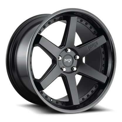 Niche 1PC M192 ALTAIR 20X10.5 30 5X114.3/5X4.5 GLOSS BLACK MATTE BLACK