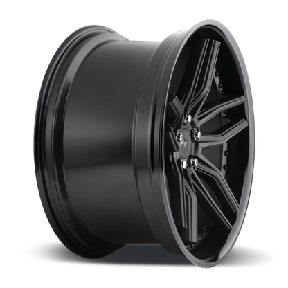 Niche 1PC M194 METHOS 19X9.5 48 5X112 GLOSS BLACK MATTE BLACK