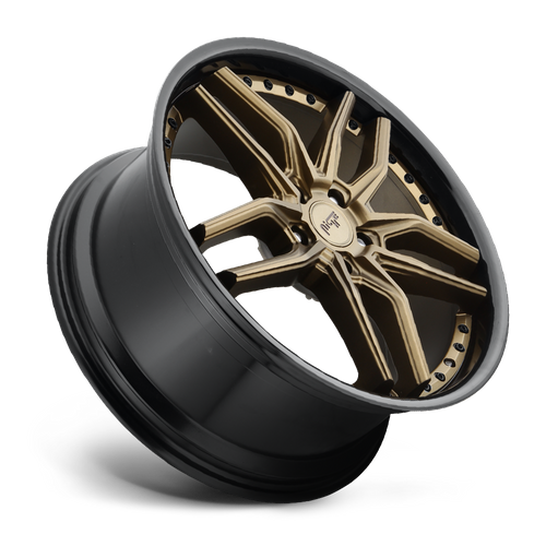 Niche 1PC M195 METHOS 20X9 38 5X112 MATTE BRONZE BLACK BEAD RING