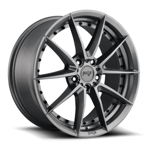 Niche 1PC M197 SECTOR 19X8.5 42 5X112/5X112 GLOSS ANTHRACITE