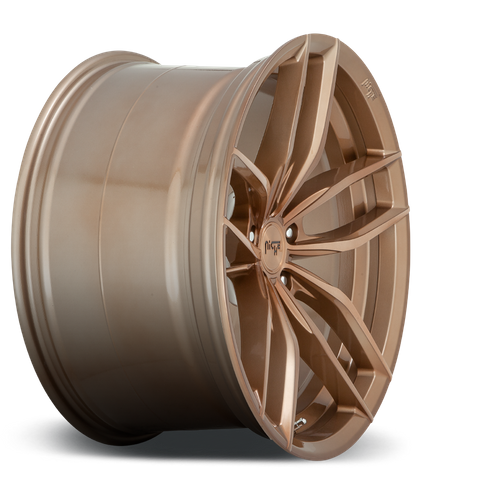 Niche 1PC M202 VOSSO 19X9.5 35 5X114.3/5X4.5 Glossy Bronze Brushed