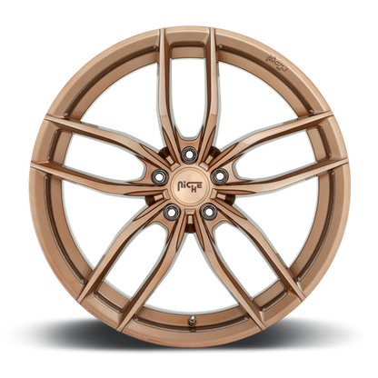 Niche 1PC M202 VOSSO 19X9.5 35 5X114.3/5X4.5 Glossy Bronze Brushed