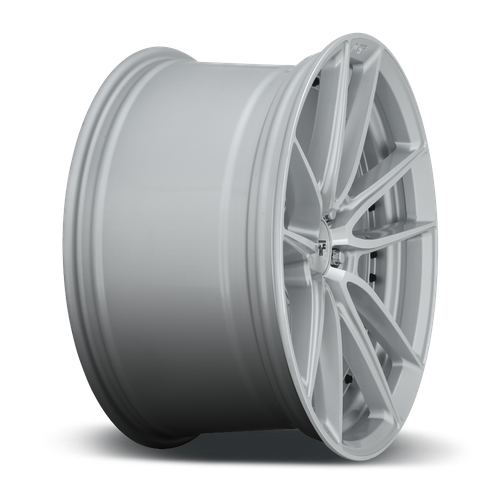 Niche 1PC M221 DFS 20X10.5 40 5X112/5X112 GLOSS SILVER MACHINED