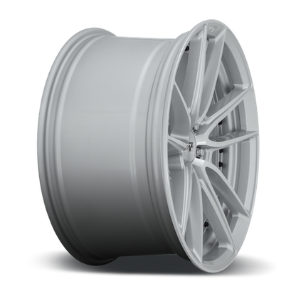 Niche 1PC M221 DFS 22X10.5 40 5X112/5X112 GLOSS SILVER MACHINED