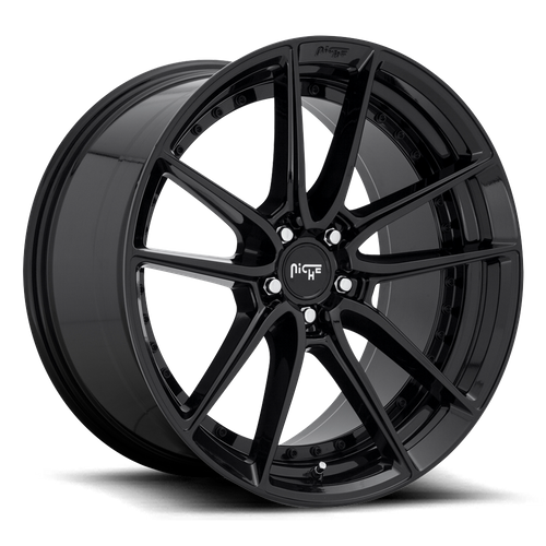 Niche 1PC M223 DFS 19X8.5 42 5X114.3/5X4.5 GLOSS BLACK