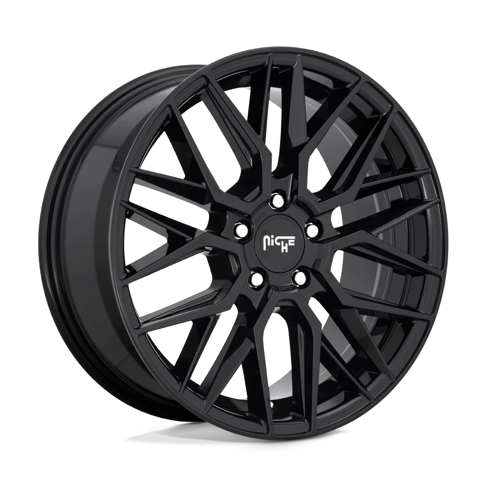 Niche 1PC M224 GAMMA 18X8 42 5X112/5X112 GLOSS BLACK