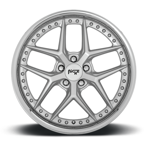 Niche 1PC M225 VICE 20X9 38 5X112/5X112 MATTE SILVER