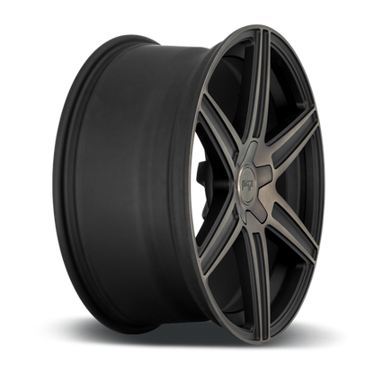Niche 1PC M236 CARINA 20X9 35 5X120/5X4.72 MATTE MACHINED DOUBLE DARK TINT