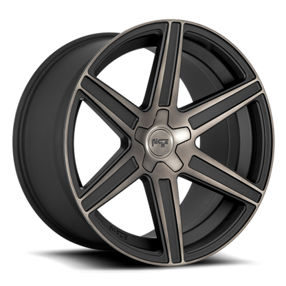 Niche 1PC M236 CARINA 20X10.5 40 5X112/5X112 MATTE MACHINED DOUBLE DARK TINT