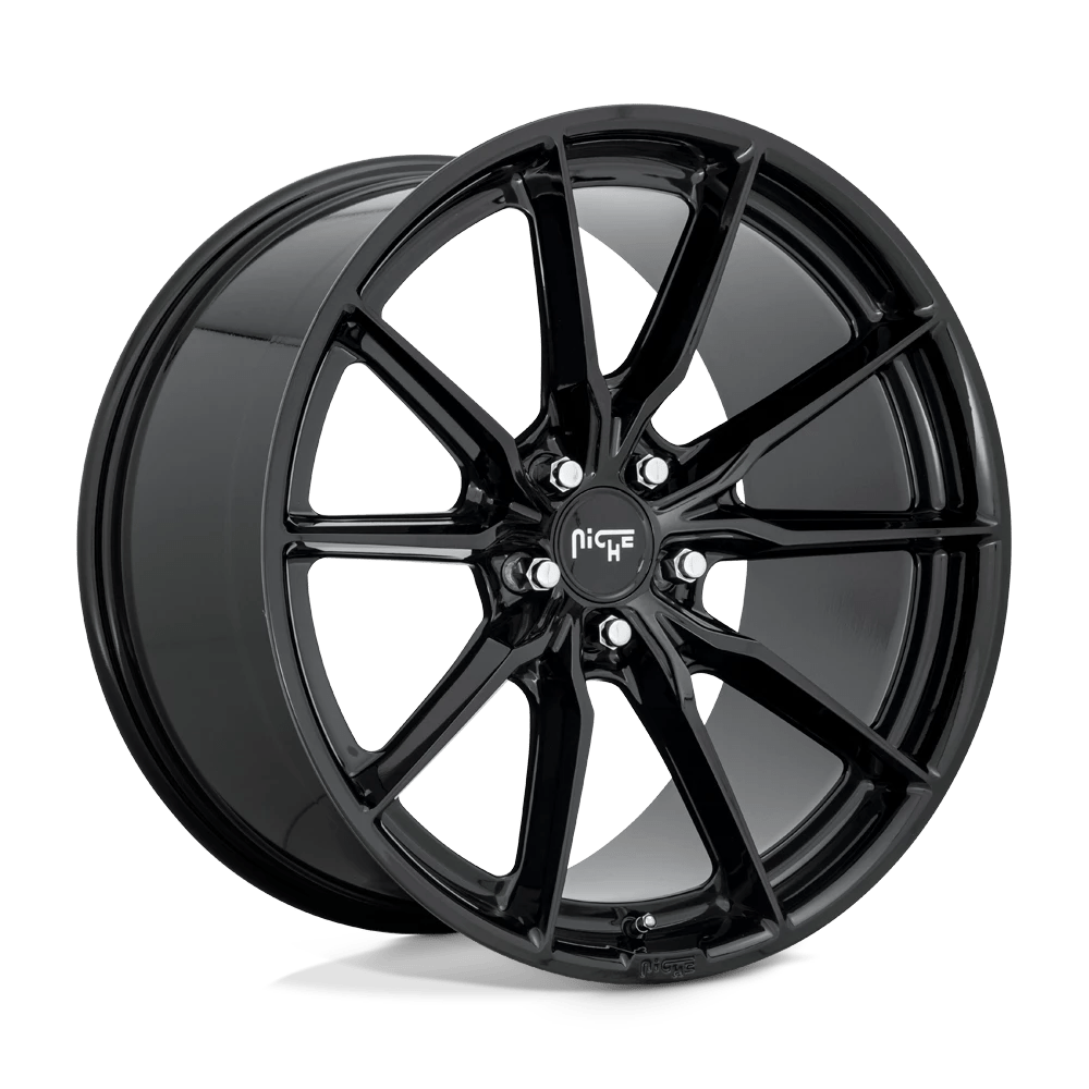 Niche 1PC M240 RAINIER 22X10.5 30 5X112/5X112 GLOSS BLACK