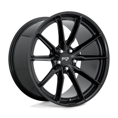 Niche 1PC M240 RAINIER 22X10.5 30 5X112/5X112 GLOSS BLACK
