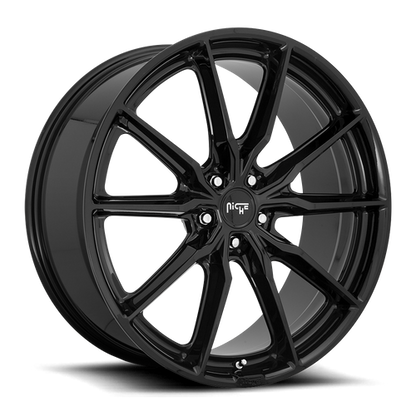 Niche 1PC M240 RAINIER 19X9.5 50 5X112/5X112 GLOSS BLACK