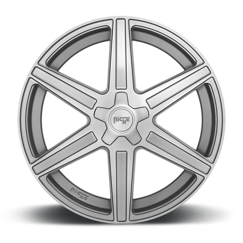 Niche 1PC M241 CARINA 20X10.5 40 5X114.3/5X4.5 Anthracite And Brushed Tinted Clear
