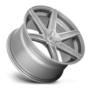 Niche 1PC M241 CARINA 20X10.5 40 5X112 ANTHRACITE AND BRUSHED TINTED CLEAR