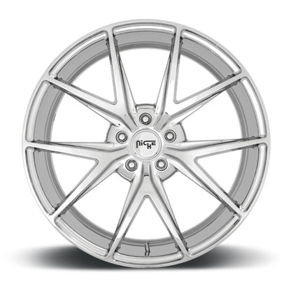 Niche 1PC M248 MISANO 18X8 40 5X120/5X4.72 Chrome