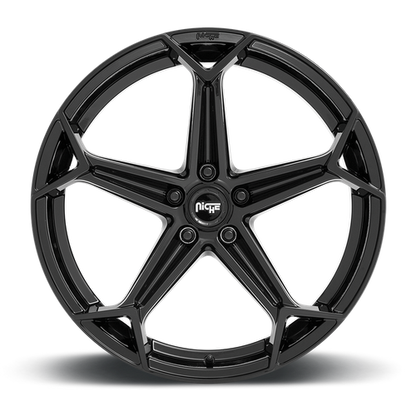 Niche 1PC N258 ARROW 20X9 38 5X112/5X112 Gloss Black